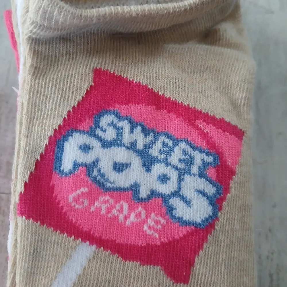 Candy-Themed Socks Set No Show Ankle